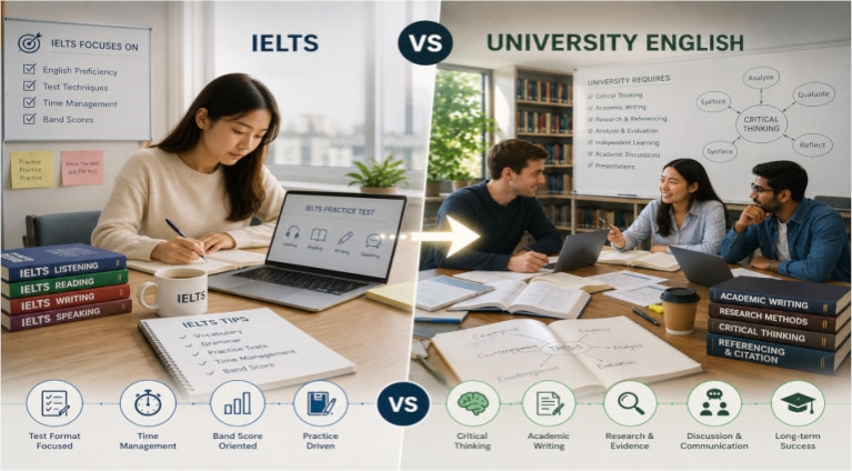 雅思 vs 大學英語